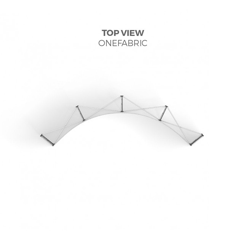BrandStand OneFabric Pop Up Display 3m top view