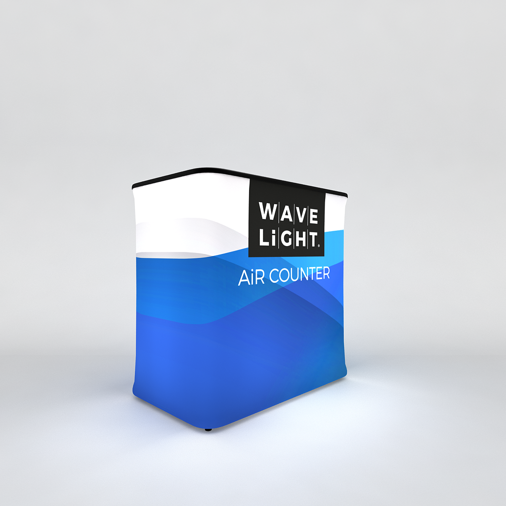 WaveLight LED Backlit Inflatable Counter Rectangular