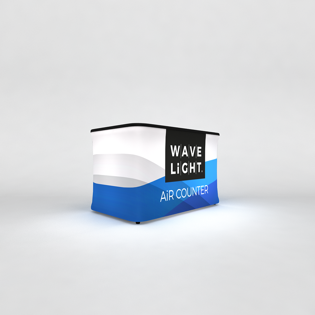 WaveLight LED Backlit Inflatable Counter Rectangular Mini