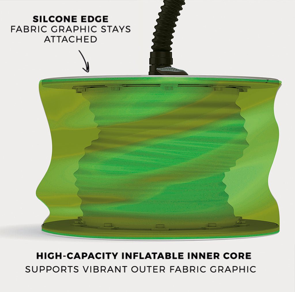 Razorlight Inflatables WaveLight® Air Backlit Inflatable Circular Tower - 126