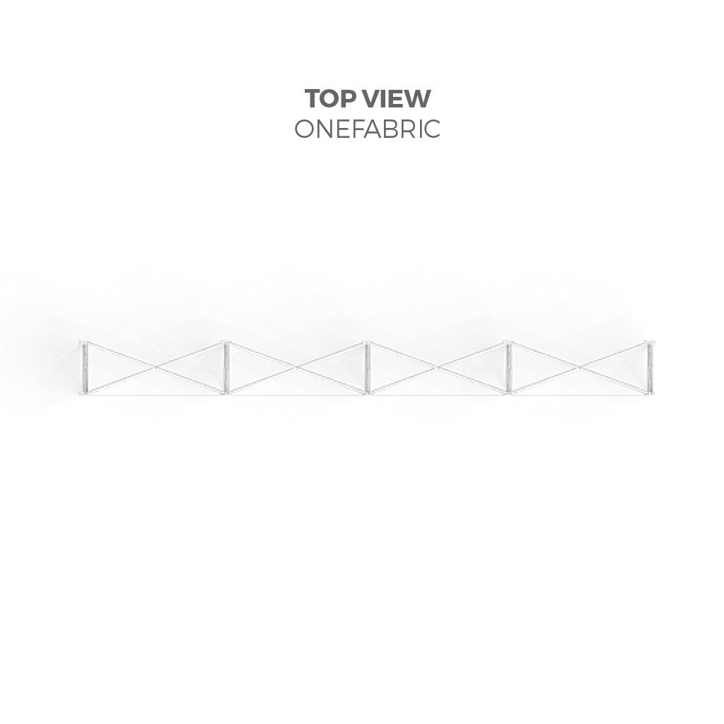 BrandStand OneFabric Pop Up Display top view