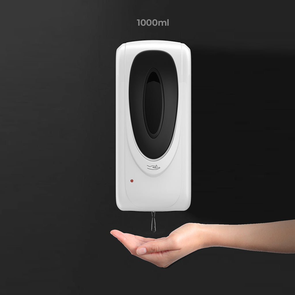 hanz automatic hand sanitizer dispenser for liquid gel 1000ml
