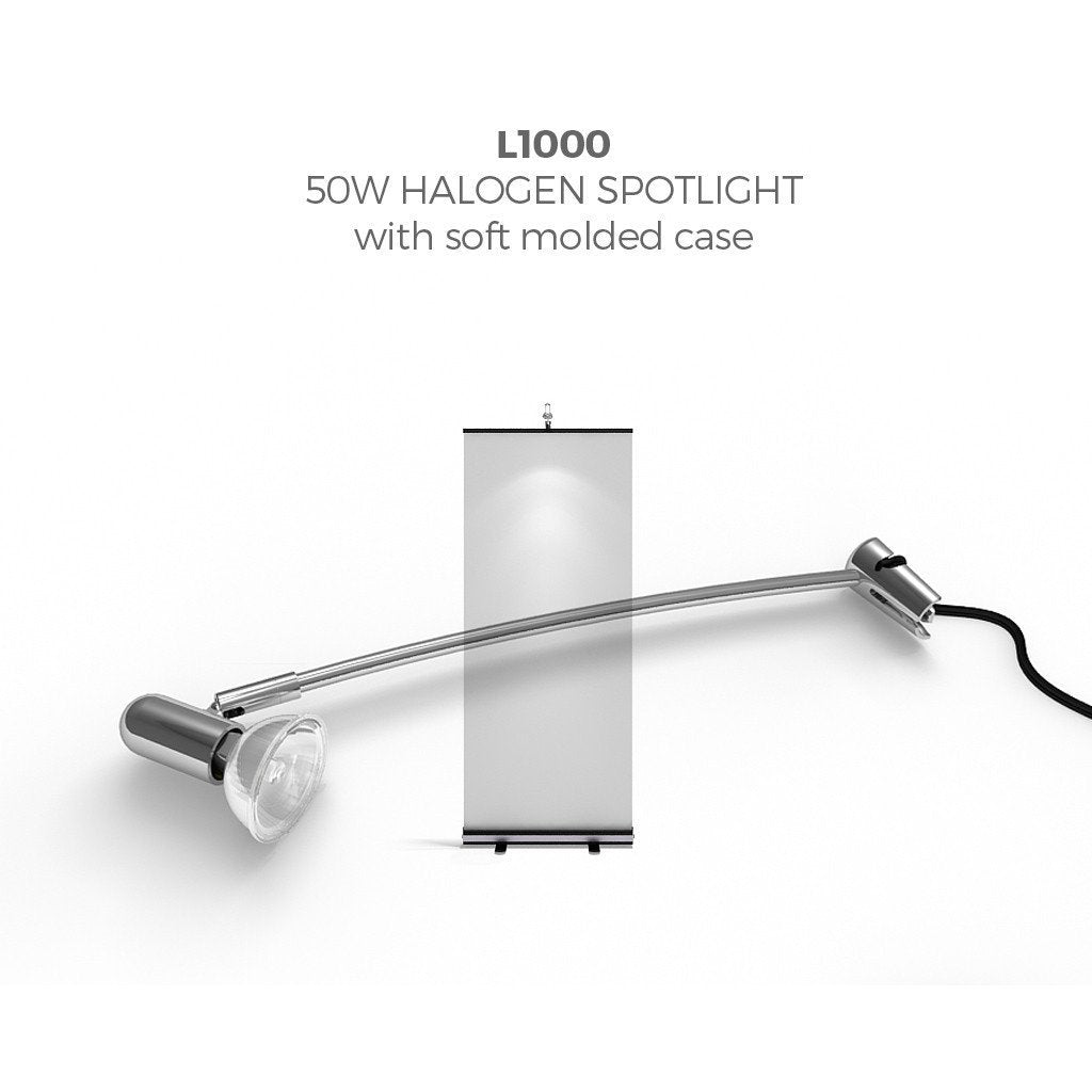BrandStand L1000 50W Spotlight for Roll ups
