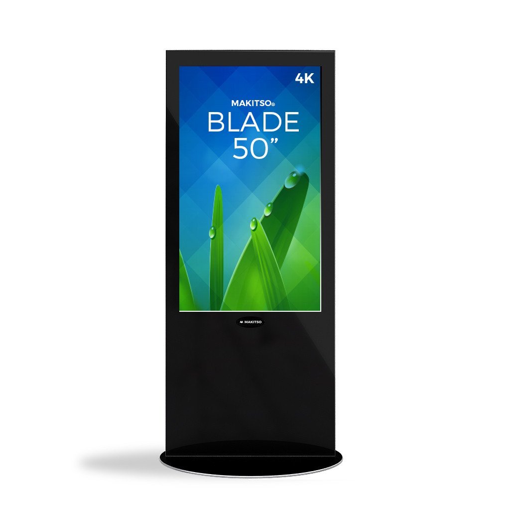 Makitso Blade 50" Pro Digital Signage Kiosk black