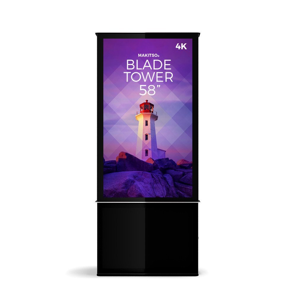 Makitso Blade Tower 58" Pro Digital Signage Kiosk